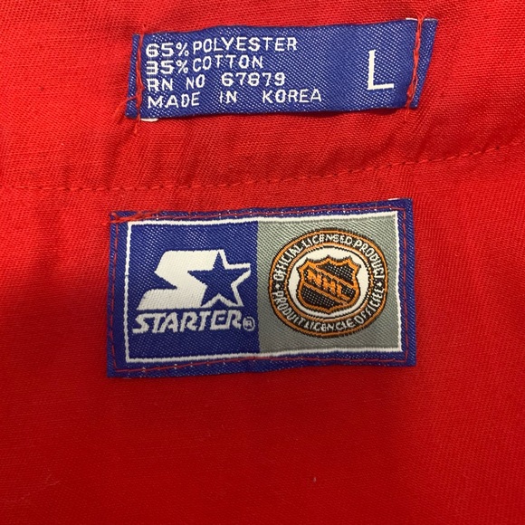 Vintage Starter Chicago Blackhawks Baseball Jersey - Picture 4 of 4